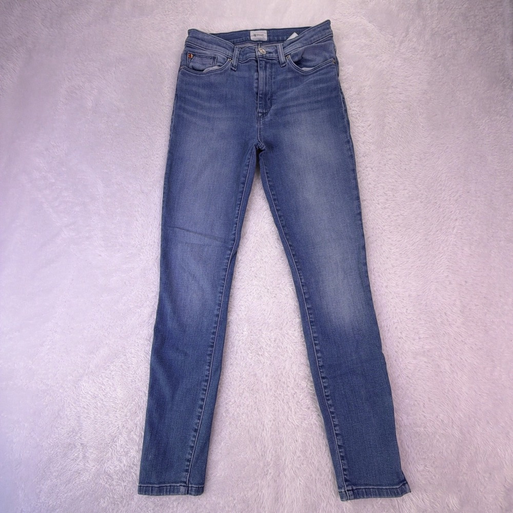Hudson Blair High Rise Super Skinny Zip-Ankle Womens 26 Light Wash (26x27)